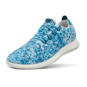 NWOB Allbirds Women’s Wool Runner Fluffs in Teal/Deep Emerald (White Sole)